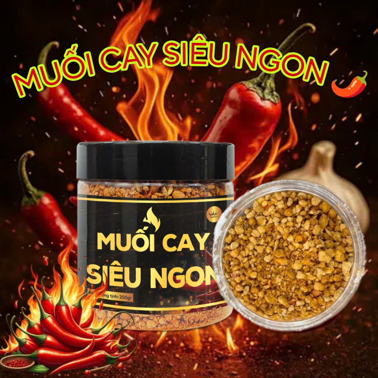 Muối cay siêu ngon Muối cay siêu ngon