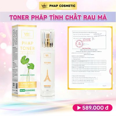 Toner Pháp Tinh Chất Rau Má