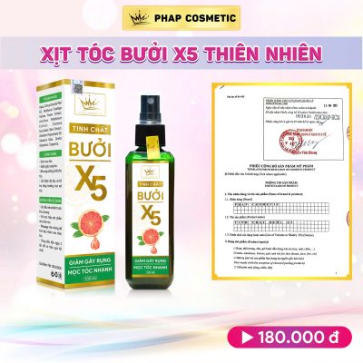 Xịt Tóc Bưởi X5 Thiên Nhiên