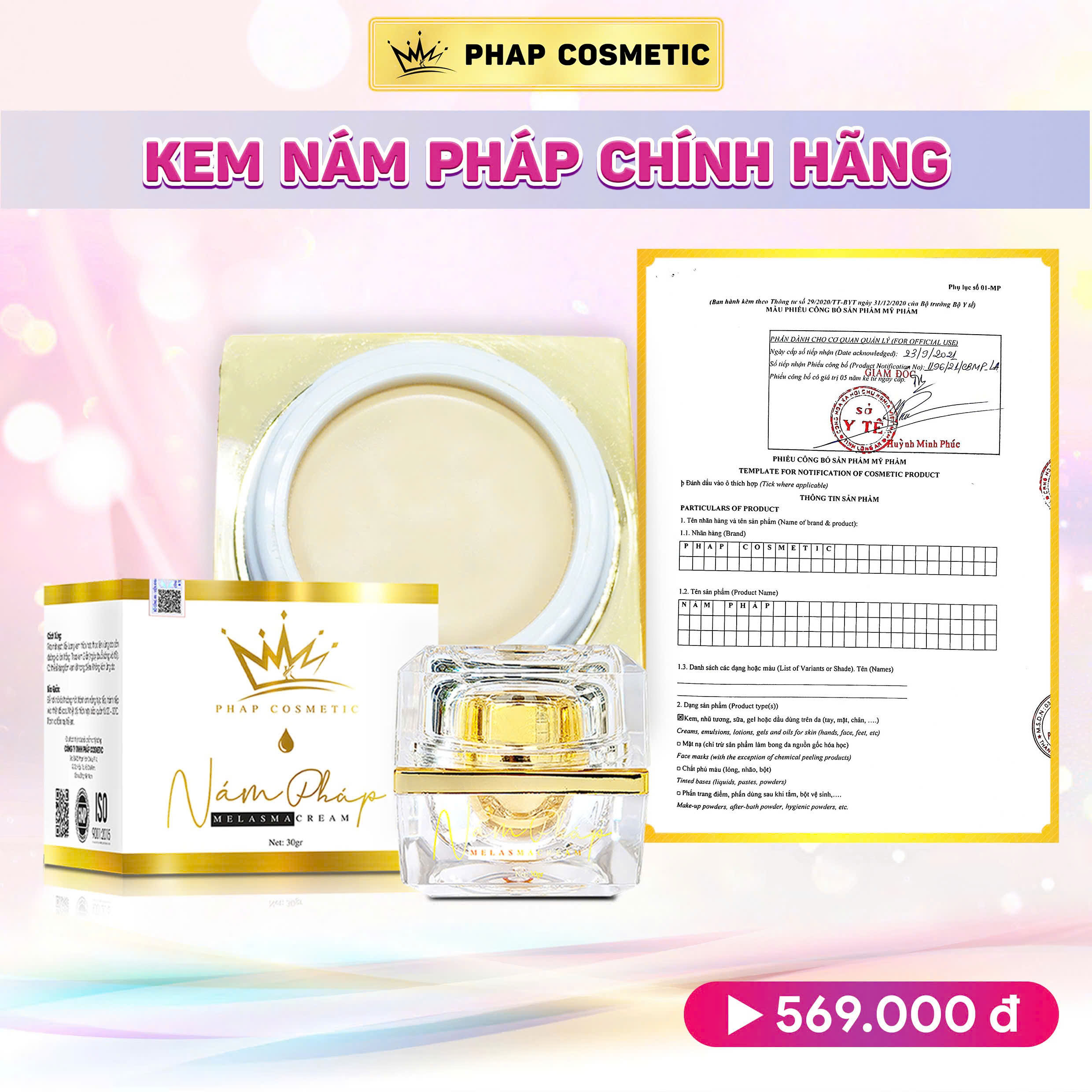 Kem Nám Pháp Chính Hãng Kem Nám Pháp Chính Hãng