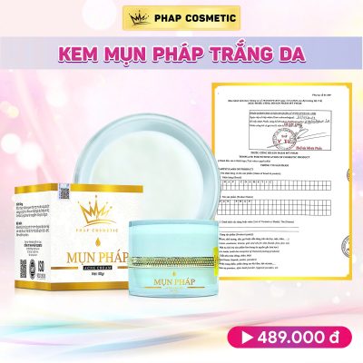 Kem Mụn Pháp Trắng Da